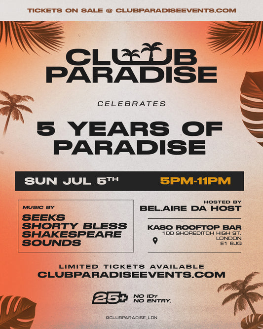 5 YEARS OF PARADISE (25+)