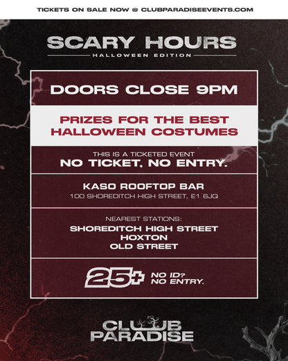 SCARY HOURS: HALLOWEEN EDITION [25+]