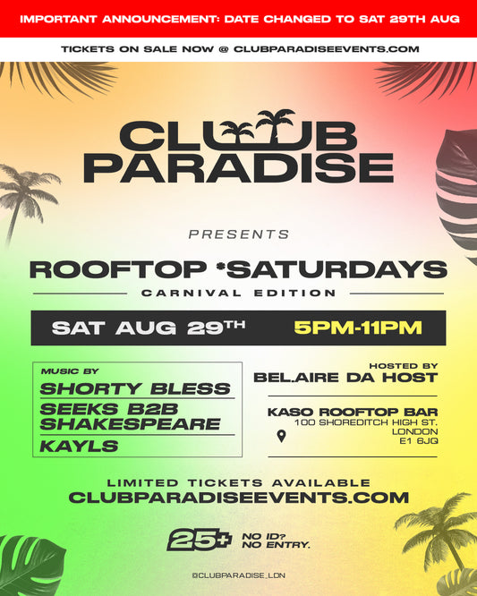 ROOFTOP *SATURDAYS [CARNIVAL EDITION]